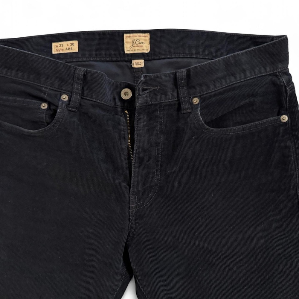 J. Crew Men's Dark Blue Corduroy Pants - Picture 2 of 7